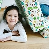 2014 - millemarille Luxus-Klappmatratze "modern owls blue" I extra dick I Bezug abnehmbar & waschbar I Ökotex I Eule