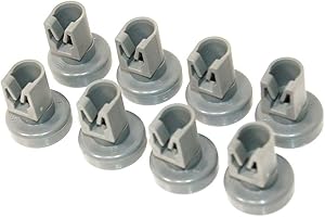 HYJ 8 Korbrollen Oberkorb Oben für Zanussi AEG Electrolux JohnLewis Spülmaschine