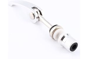 VGEBY Tornillo de Sujeción para Bicicleta Palanca de Liberación Rápida para Bicicleta (Color : Plata)