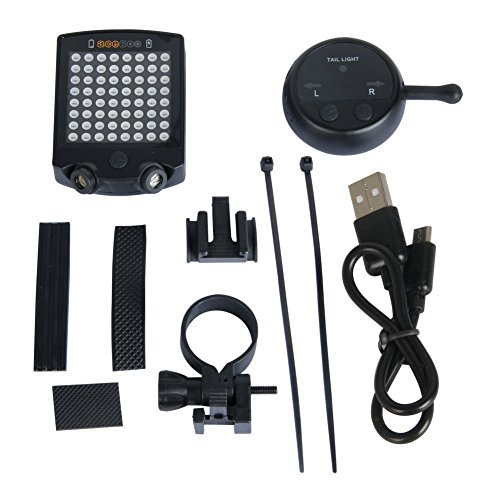 Fahrrad-Blinker Licht, helles 64 LED, das hintere Endstück-Licht-wasserdichtes intelligentes drahtloses drahtloses Fahrrad-Sicherheits-Warnlicht leuchtet - 7