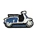 Produktbild Lambretta ladm04 Fußmatte, Kokosfaser, Blau, 80 x 40 x 2 cm