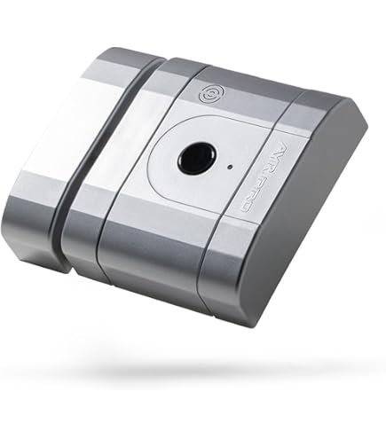 AYR Lock pro - Cerradura Inteligente Invisible de Alta Seguridad con Alarma, Control por APP Integra y Bluetooth, Antibumping y Antiganzúa, No Incluye Mandos. [Cromo mate