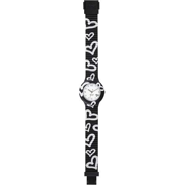 Cinturino HIP HOP Animals Addicted 32mm Bianco Stampa Lama - Silicone Morbido E Impermeabile Per Orologio Donna