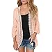 Produktbild Bluse Damen Sonnena Mode Langarm Chiffon Strickjacke Frauen Schöne Lose Fit Spitze Kimono Party T-Shirt Top Freizeit Partytops Pullover Tuniken Sweatshirt