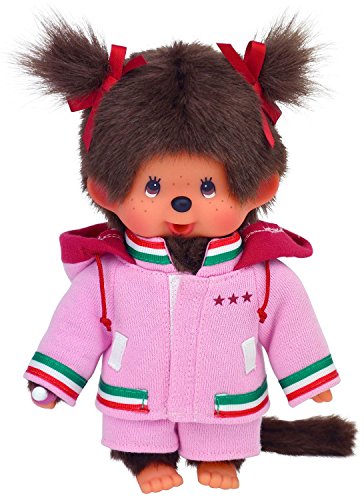 Preisvergleich Produktbild Sekiguchi 200540 - Monchhichi Mädchen 20 cm, pink Parka