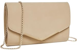 Miss Lulu Bolso Mujer Bandolera Pequeño, Clutch para Fiesta - Ideal para Fiestas y Movilidad Diaria - Con Espacio Especial para Teléfono - Duradero y Estiloso