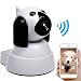 Produktbild IP Kamera, Wireless WiFi Kamera 720P HD Überwachungskamera Hund IP Cam mit 355°/120°Schwenkbar, Bewegungsmelder, Nachtsicht, Fernbedienung