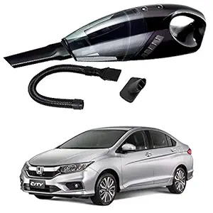 Oshotto - 100W Heavy Duty Super Suction 12V Car Vacuum Cleaner Compatible with Honda City - Black