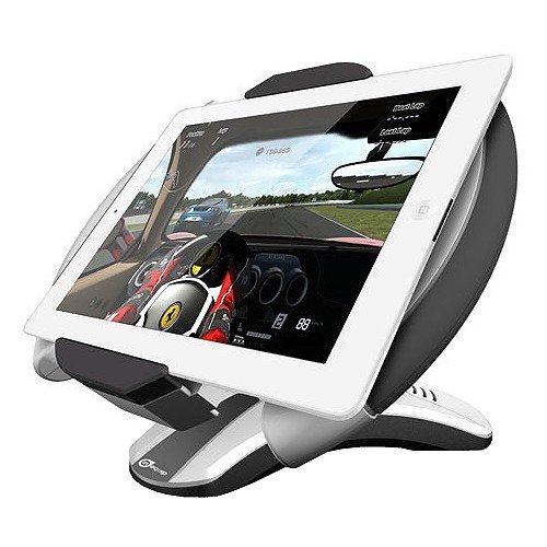 In-equip TRW10 Tablet Racing Wheel Universal Tablet-Halterung weiß