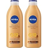 NIVEA Q10 Sıkılaştırıcı Ve Kademeli Bronzlaştırıcı V&uuml;cut Losyonu 400ml, 7 G&uuml;nde Sıkılaş, A&ccedil;ık Buğday Ten (2 paketi)