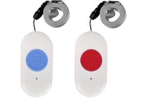 LIOTOIN Notrufknopf für Senioren Notruf Kabellos Notfallknopf Hausnotruf für Senioren 2 Sender (Funktioniert nur in Verbindung mit einem Liotoin Empfänger) Ohne Empfänger …