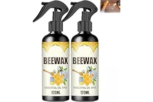 ZUICC Natural Beeswax Spray,vernis à la cire d'abeille pour le bois et les meubles,Cire d’Abeille Naturelle pour Bois et Meubles,Spray de cire d'abeille micromoléculaire naturelle (2PCS)