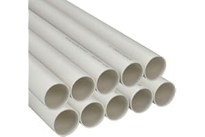 Jandei - Pack 10uds. Tubo para Cables Blanco 1,45 m Diámetro 32 mm