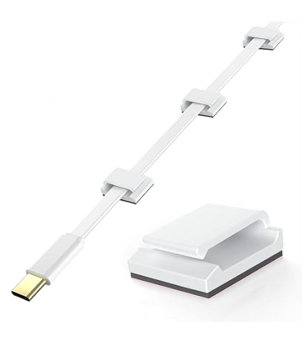 Magiin 50 Stück Selbstklebend Kabelclips Kabelhalter, Kabelbefestigung