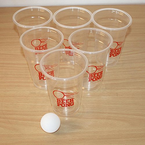 Beer Pong Spiel – 12 Becher & 2 Bälle TOP SET - 2