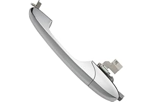 KASturrboo Left Handle for Fiat 500, KASturbo Passenger Side Chrome Outer Door Handle 735592026 73545876