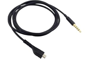 Meijunter Replacement Cord for SteelSeries Arctis 3/5/7/Pro/Pro Wireless Gaming Headsets, 1.2m/3.9fts Black Audio Cord