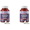 Carbamide Forte Chelated Magnesium Glycinate Citrate Supplement 1382.91mg Per Serving - 120 Veg Tablets (Pack of 2)