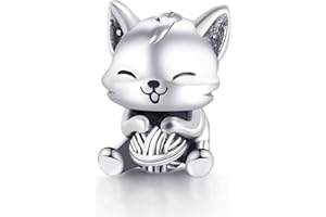 RMMY Charm Anhänger S925 Sterling Silber Balloon and Love Animal Bracelet Bead für Europäische Armbänder Halskette Mother's Day Schmuck Geschenk Christmas für Damen Herren