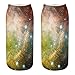 Produktbild Cwemimifa Bambus Sneaker-Socken Unisex, Frauen 3D Neuheit Crazy Funny Star Socken Cute Colorful Cartoon Low Cut Socken, H
