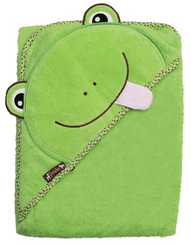 Frog Hooded Towel - Green