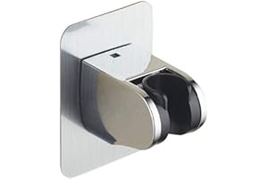 Support de douchette à main SIMGOTT sans perçage support de douchette adhésif angle réglable support de douche, Super puissant, étanche.