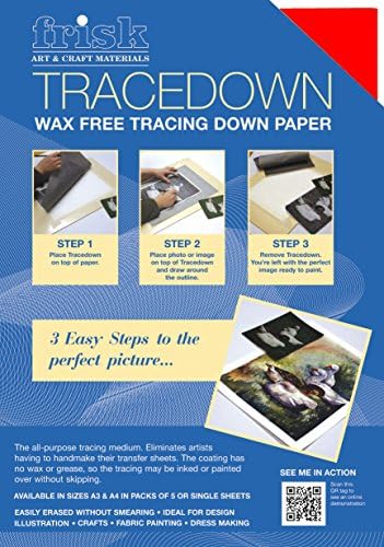 FriskTracedown A3, Pack of 5, Red