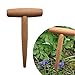 Produktbild personalisierbar Essential Holz Pikierstab, Leuchtmittel Pflanze T Griff Messung Übertopf, Garten Hilfe Hand Werkzeug Loch – Essential Werkzeug für und Gärtner
