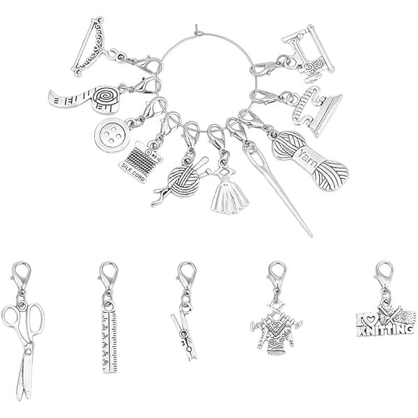 PLIGREAT Maschenmarkierer Set - 25 Stück Bienen-Design Für Häkeln & Stricken