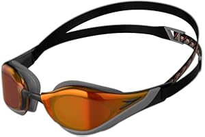 Speedo Unisex Fastskin Pure Focus Swimming Goggles | Competitive Racing Goggles | Anti-Fog | Anti-Leak