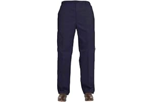 Gillicci Mens Elasticated Adjustable Waist Casual Smart Work Plain Rugby Trousers Pants