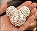 Price comparison product image ETbotu 2Pcs Mickey Mouse Shape Sparkling Car Fragrance Air Freshener Holder Container White Gift
