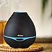 Produktbild Aroma Diffusor 300ml YFeel Diffuser Luftbefeuchter Oil Düfte Humidifier Holzmaserung LED mit 7 Farben für Wohnzimmer, Kinderzimmer, Schlafzimmer, Baby- und Yogazimmer, SPA, Büro usw. (Braun)