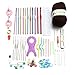 Produktbild KING DO WAY 73Pcs Set Multicolor Metallhaken Nadel Stricknadel Set Full Set Häkelnadel gehäkelt Pullover Werkzeuge DIY-Handwerk