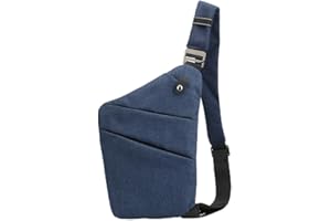 CHAMAIR Anti Theft Crossbody Bag - Women & Men's Travel Chest Sling Bag for Work & Outdoor