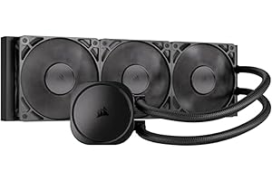 CORSAIR NAUTILUS 360 RS Raffreddatore CPU a Liquido – 360mm AIO – Basso Rumore – Connessione Diretta alla Scheda Madre – Intel LGA 1851/1700, AMD AM5/AM4 – 3x RS120 Ventilatori Inclusi – Nero