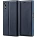 Produktbild Sony Xperia XZ / XZs Hülle, BEZ™ Handyhülle Sony Xperia XZ / XZs Tasche, Flip Case Cover Schutzhüllen aus Klappetui mit Kreditkartenhaltern, Ständer, Magnetverschluss - Marine