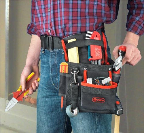 Connex Werkzeugtasche mit Gürtel 8 Fächer, COX952054 - 2