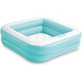 Intex Şişme Taban Mini Kare Havuz 86x86x25 cm, Mavi