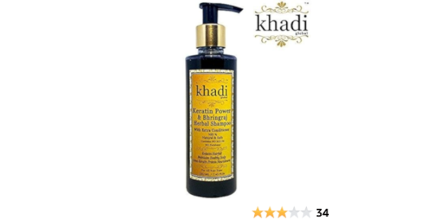khadi hair straightening shampoo