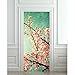 Produktbild Haipeiy Autocollant de Porte DIY 3D Printemps pêche Fleur autocollant de Porte Pour Chambre Salon affiche PVC imperméable Decal 77x200cm