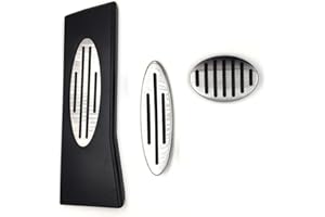 YGSG Pedalabdeckungen Bremspedal Pedalkappen Gaspedal Kit FüR MINI F54 F55 F56 F57 F60 R56 R60 Edelstahl FußPedal Bremse Beschleuniger FußStüTze Abdeckung Rutschfest Auto ZubehöR