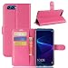 Produktbild JBTec® Flip Case Handy-Hülle BOOK #M30 zu Huawei Honor View 10 - Handytasche Schutz Cover Bookstyle Booklet, Farbe:Pink, Modell:Huawei Honor View 10 / V10