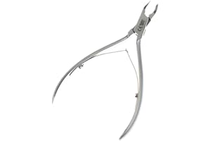 OTTO HERDER Pince à cuticules - 10 cm - En acier inoxydable Otto Herder Manicure - Longueur de coupe : 3,5 mm - Double ressort vissé