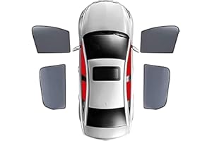 BPQWED Auto Tendine Parasole Finestrini Laterali, per Skoda KAROQ 2018 2019 2020 2021 Parasole Magnetico Autoadesivo Protegge Accessori della Tenda Dell'Auto