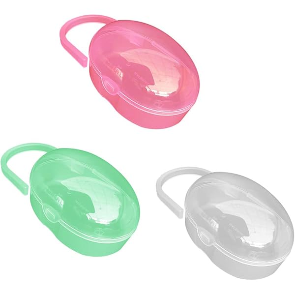 3 Scatoline Portaciuccio Trasparenti - Custodia Succhietto Igienica E Pratica Per Bambini - Foto 2