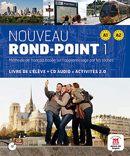 Nouveau rond - point 1 - livre élève + cd (fle - texto frances)
