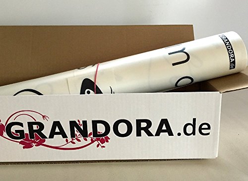Grandora® W453 Wandtattoo Spruch Glück strahlt zurück wie das Licht des Himmels schwarz (BxH) 100 x 27 cm - 7