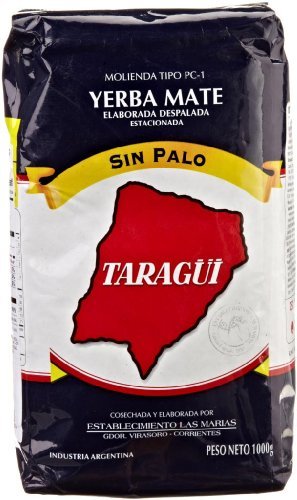 Taragui - Yerba Mate TARAGUI Sin Palo 2,2 Lbs/1 Kilo