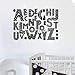 Produktbild Abc Wandaufkleber Für Kindergarten Vinyl Alphabet Wand Decasl Wohnzimmer Schlafzimmer Wohnkultur Abnehmbare Kunst Aufkleber Tapete Z 56x80 cm